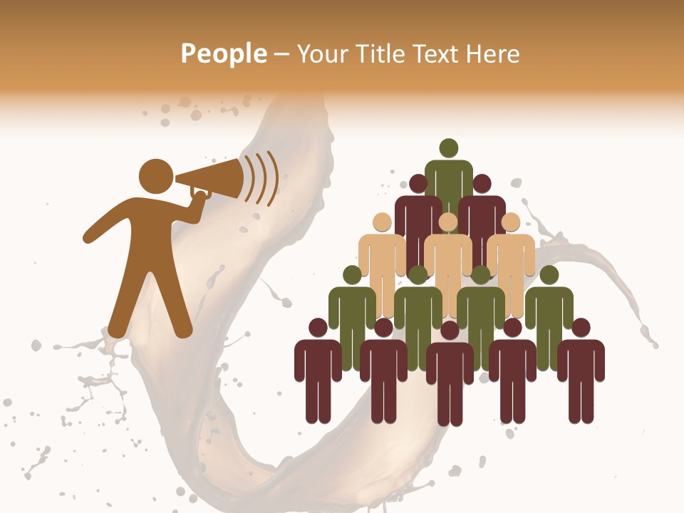 Dairy Bubble Delicious PowerPoint Template