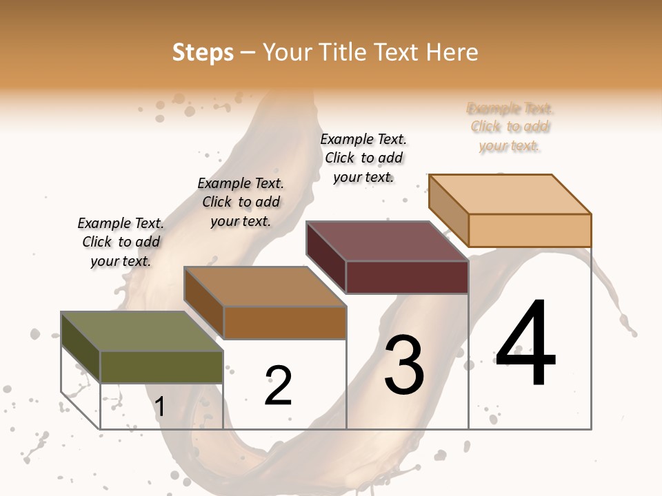 Dairy Bubble Delicious PowerPoint Template