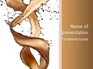 Shake Energy Ice PowerPoint Template