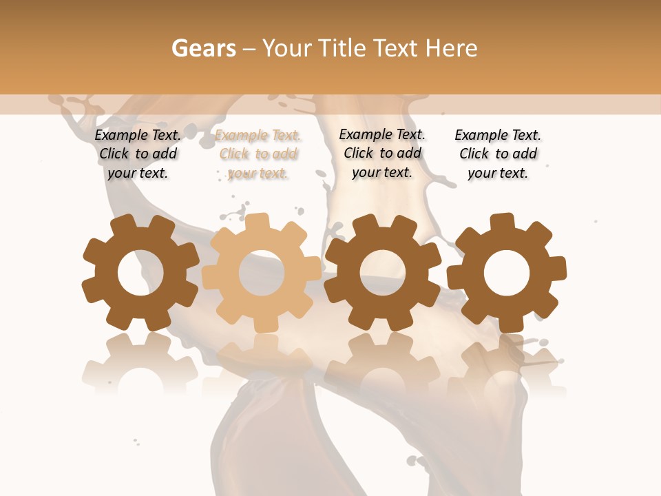 Shake Energy Ice PowerPoint Template