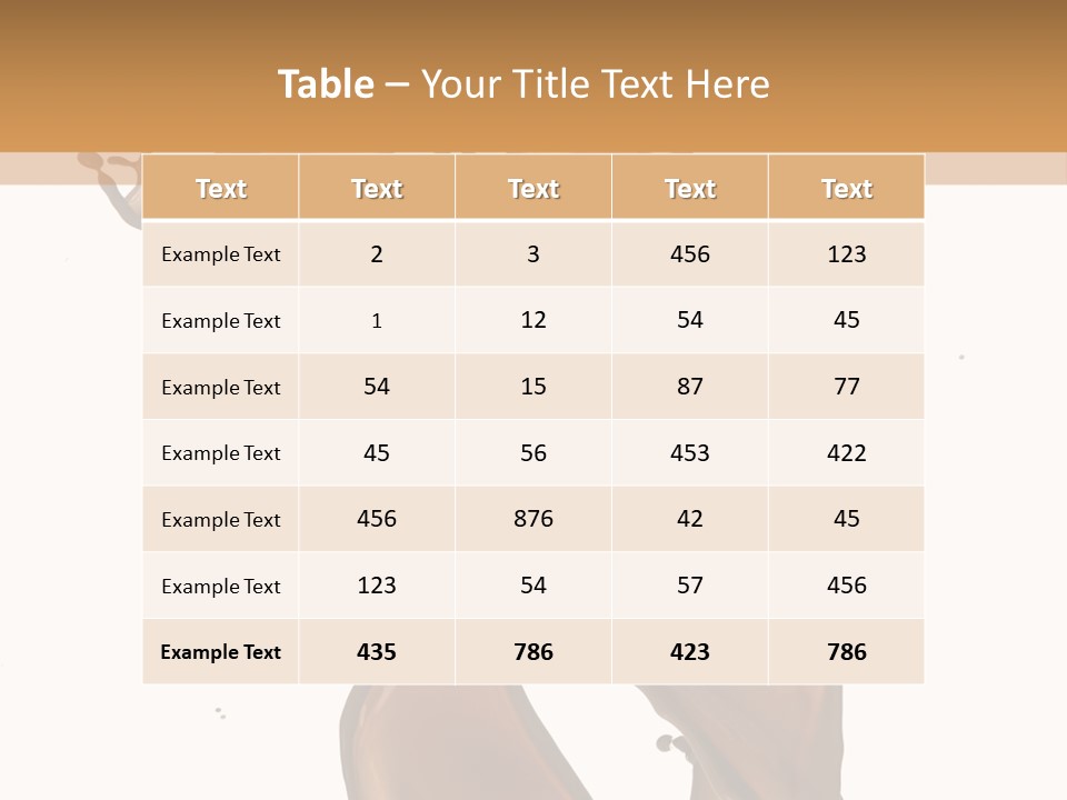 Shake Energy Ice PowerPoint Template