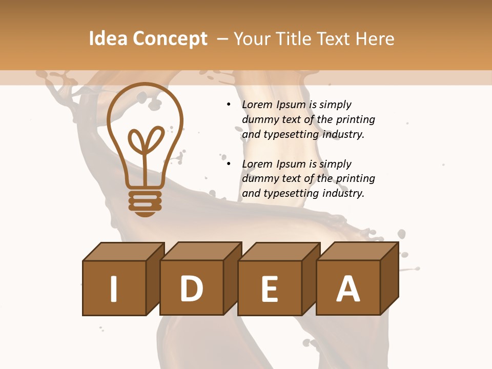 Shake Energy Ice PowerPoint Template