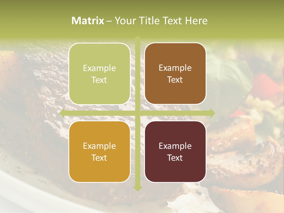 Vegetable Fast Loin PowerPoint Template