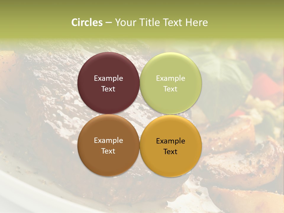 Vegetable Fast Loin PowerPoint Template