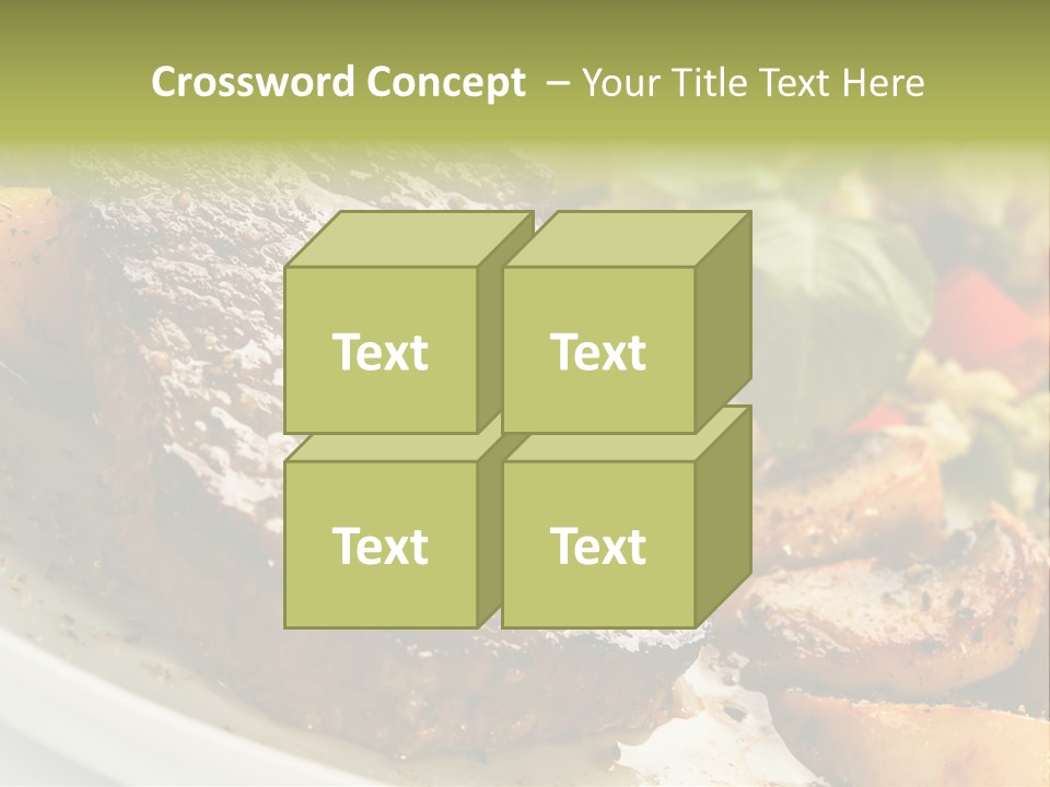 Vegetable Fast Loin PowerPoint Template