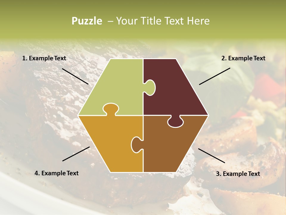 Vegetable Fast Loin PowerPoint Template