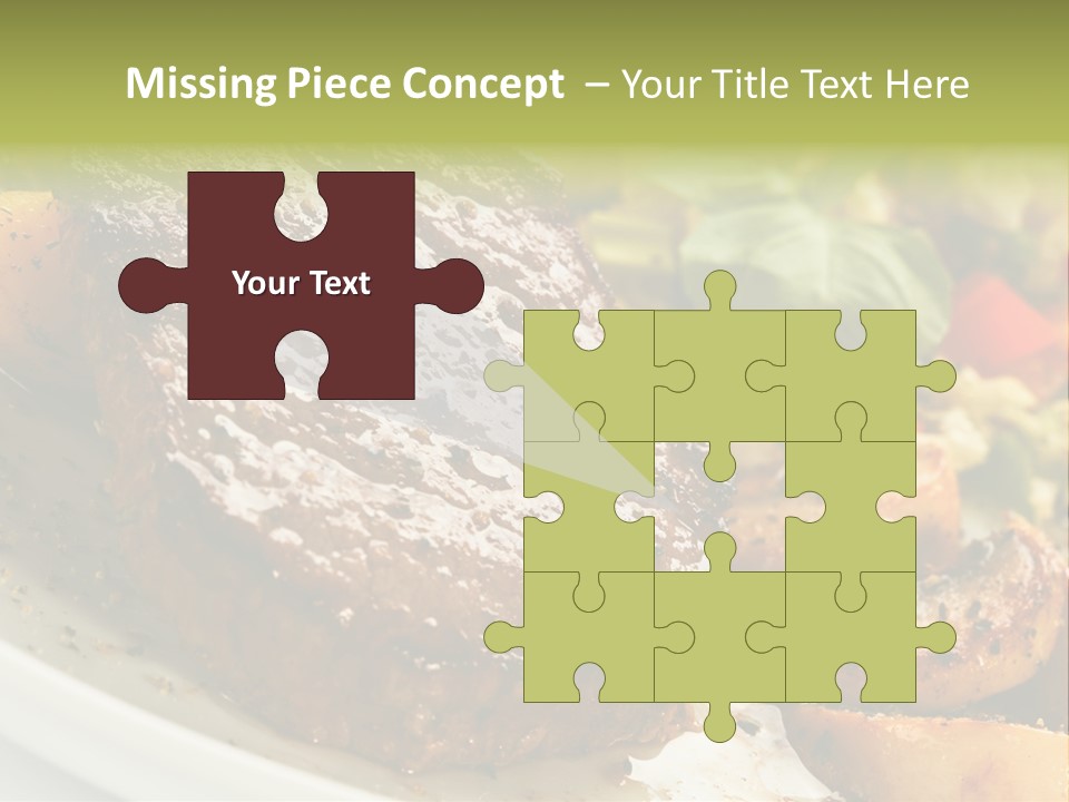 Vegetable Fast Loin PowerPoint Template