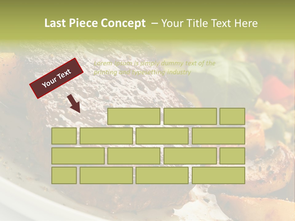 Vegetable Fast Loin PowerPoint Template