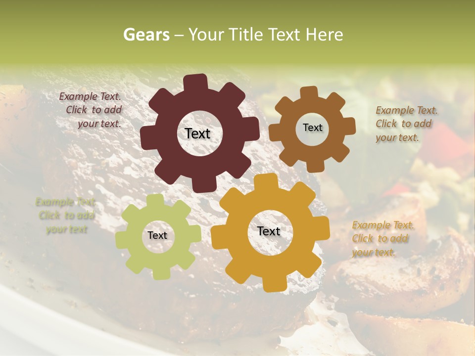 Vegetable Fast Loin PowerPoint Template