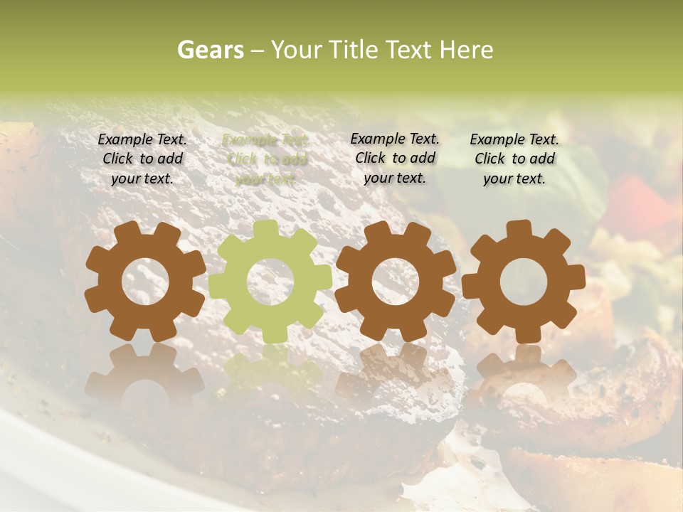 Vegetable Fast Loin PowerPoint Template