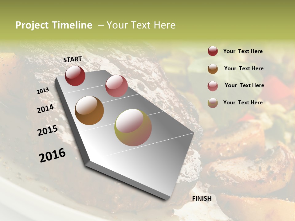 Vegetable Fast Loin PowerPoint Template