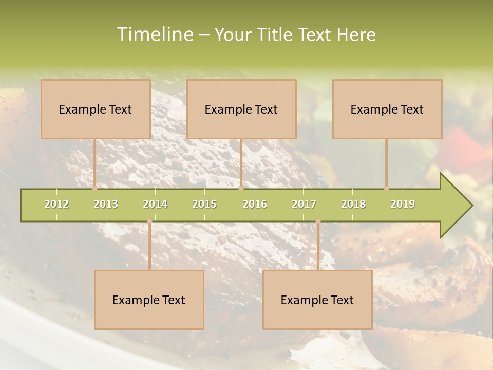Vegetable Fast Loin PowerPoint Template