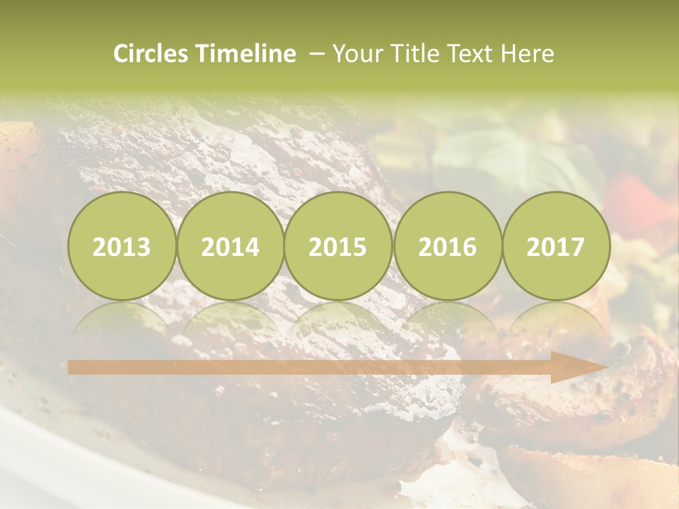 Vegetable Fast Loin PowerPoint Template