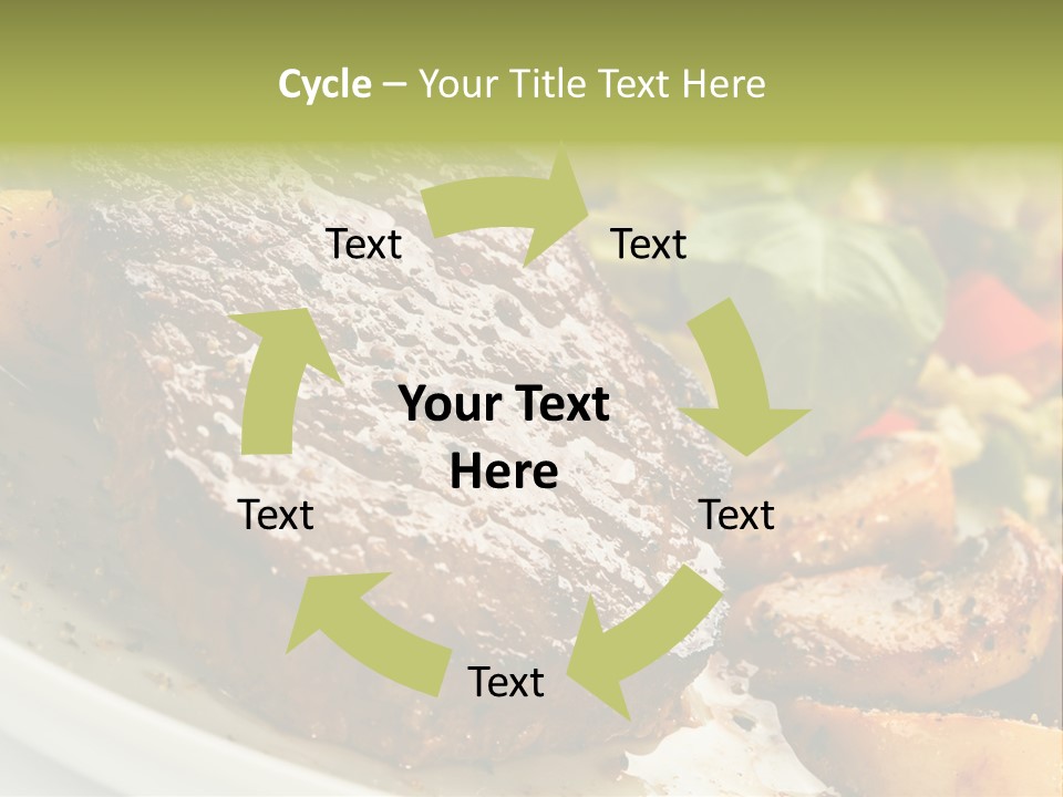 Vegetable Fast Loin PowerPoint Template