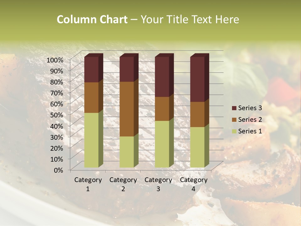 Vegetable Fast Loin PowerPoint Template