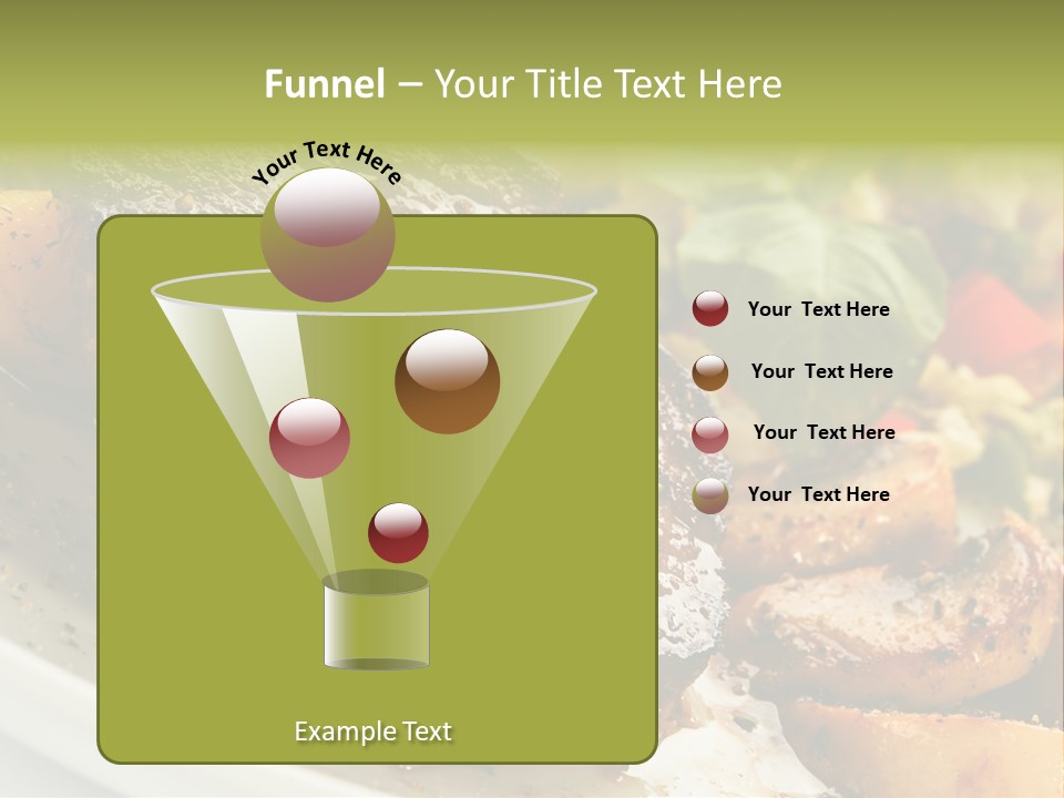 Vegetable Fast Loin PowerPoint Template