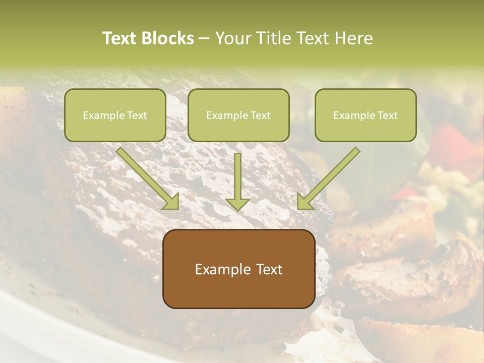 Vegetable Fast Loin PowerPoint Template