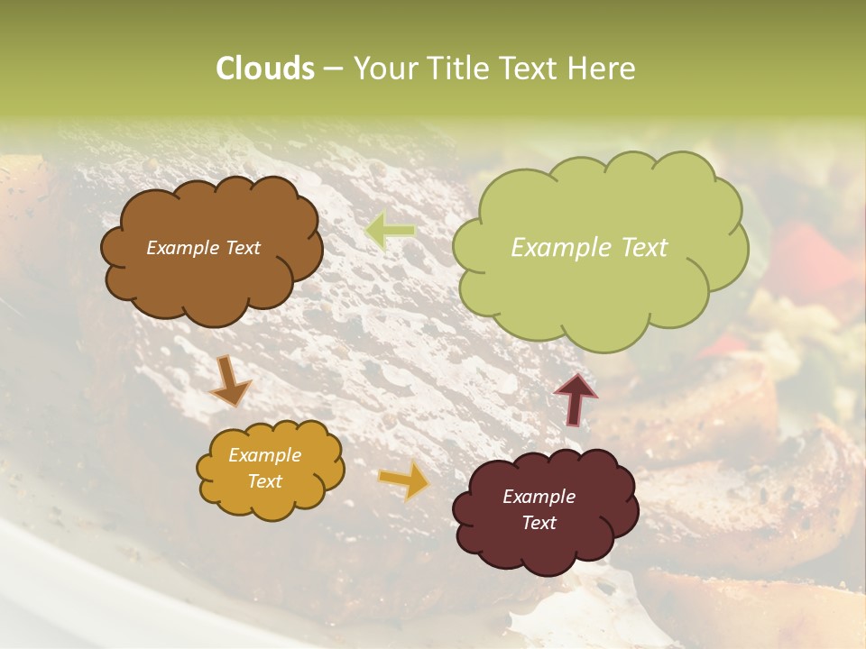 Vegetable Fast Loin PowerPoint Template