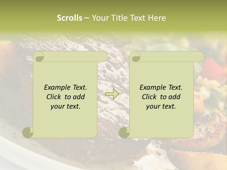 Vegetable Fast Loin PowerPoint Template