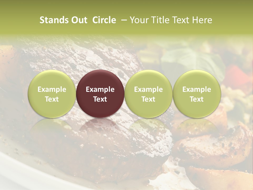 Vegetable Fast Loin PowerPoint Template