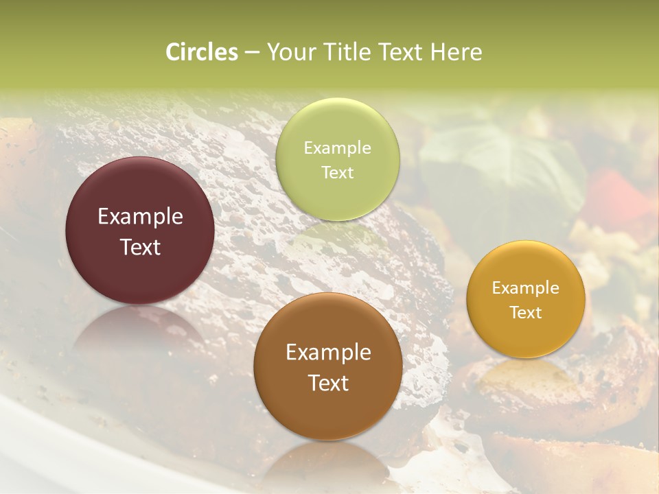 Vegetable Fast Loin PowerPoint Template