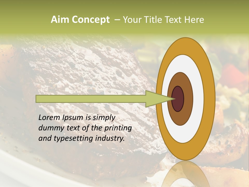 Vegetable Fast Loin PowerPoint Template