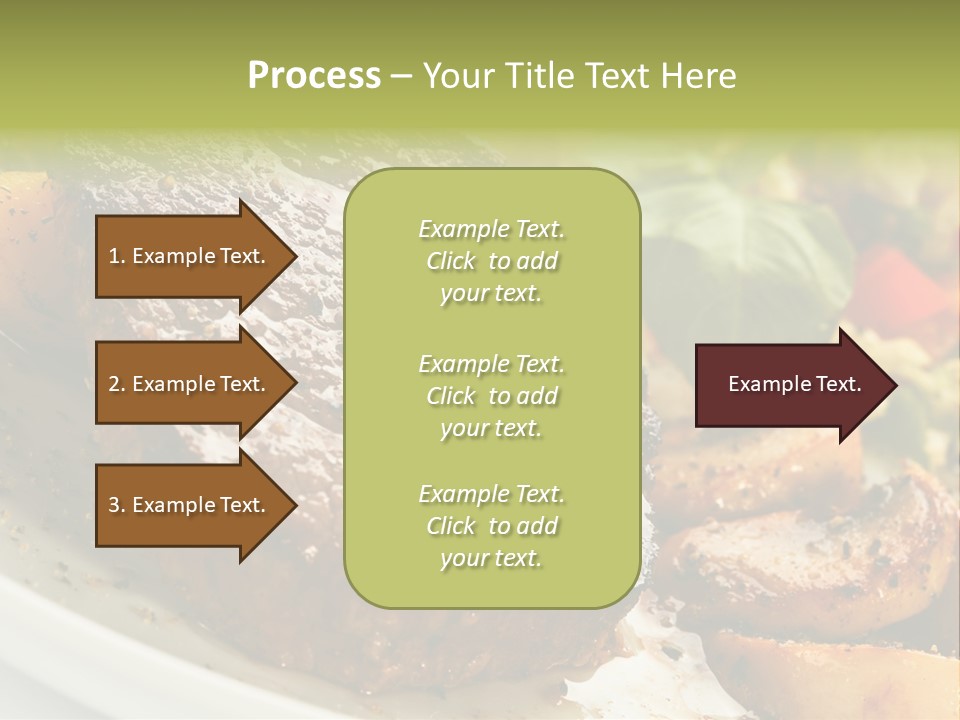 Vegetable Fast Loin PowerPoint Template