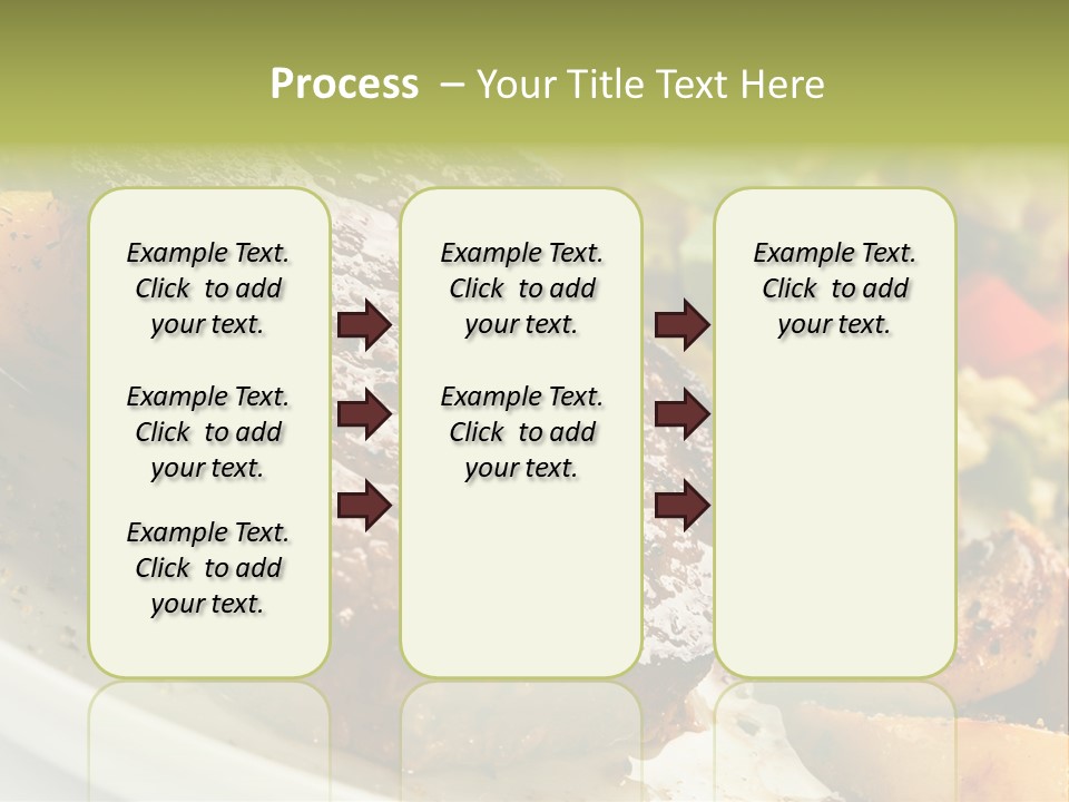 Vegetable Fast Loin PowerPoint Template