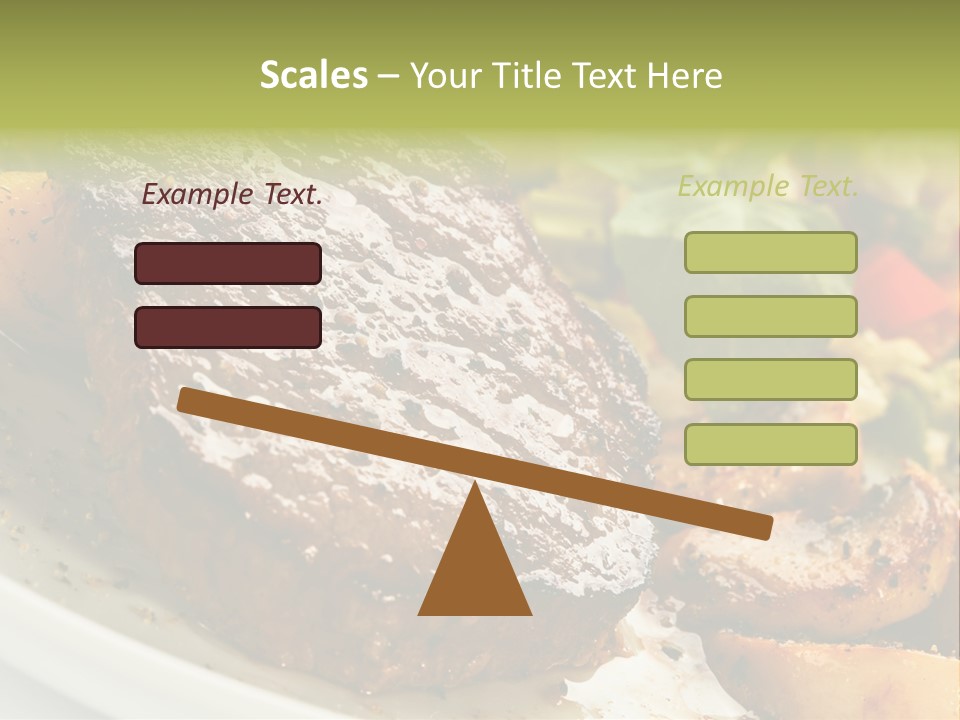 Vegetable Fast Loin PowerPoint Template