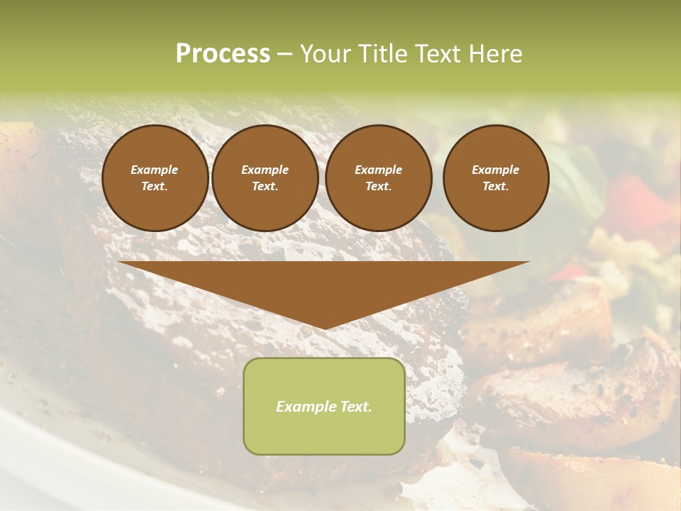 Vegetable Fast Loin PowerPoint Template