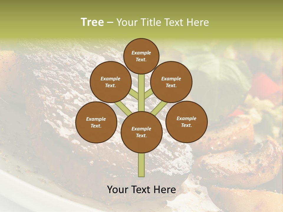 Vegetable Fast Loin PowerPoint Template