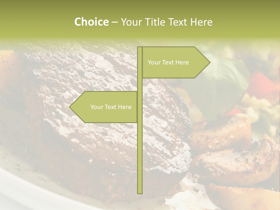 Vegetable Fast Loin PowerPoint Template
