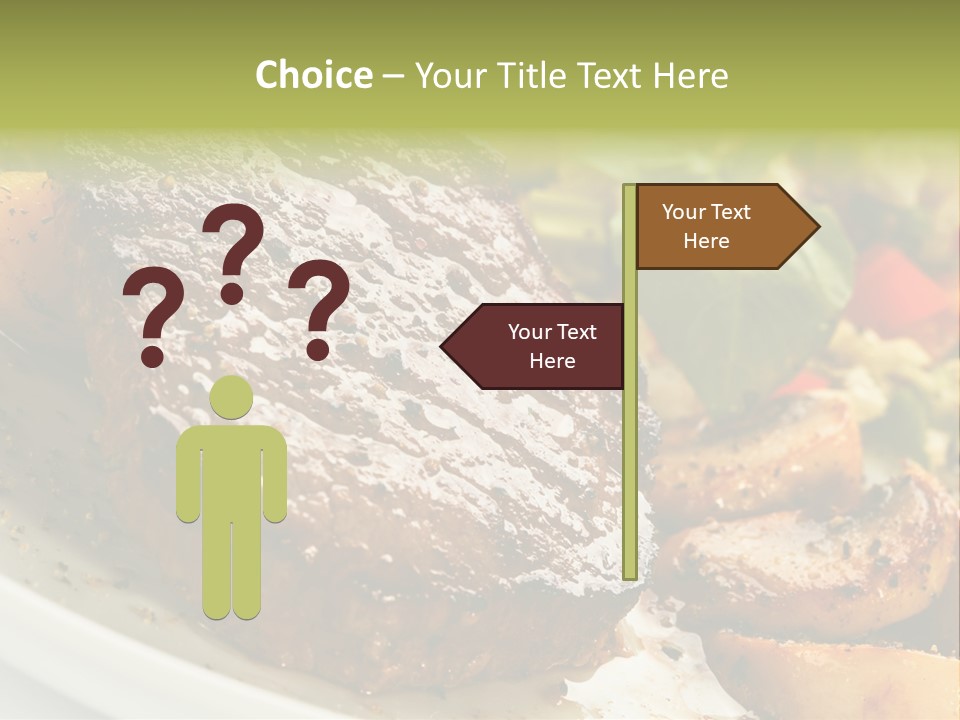 Vegetable Fast Loin PowerPoint Template