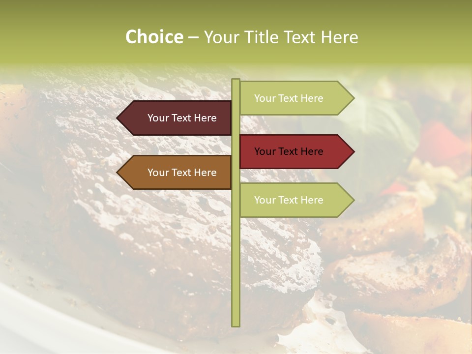 Vegetable Fast Loin PowerPoint Template