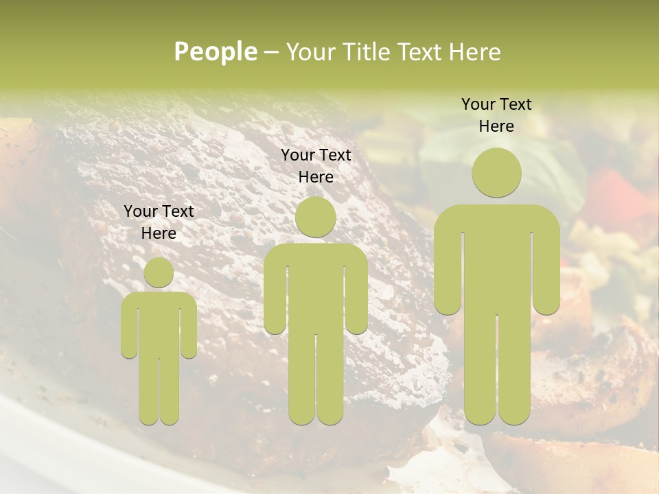 Vegetable Fast Loin PowerPoint Template