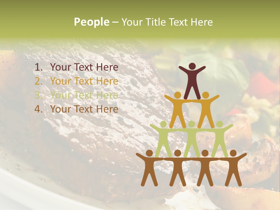 Vegetable Fast Loin PowerPoint Template