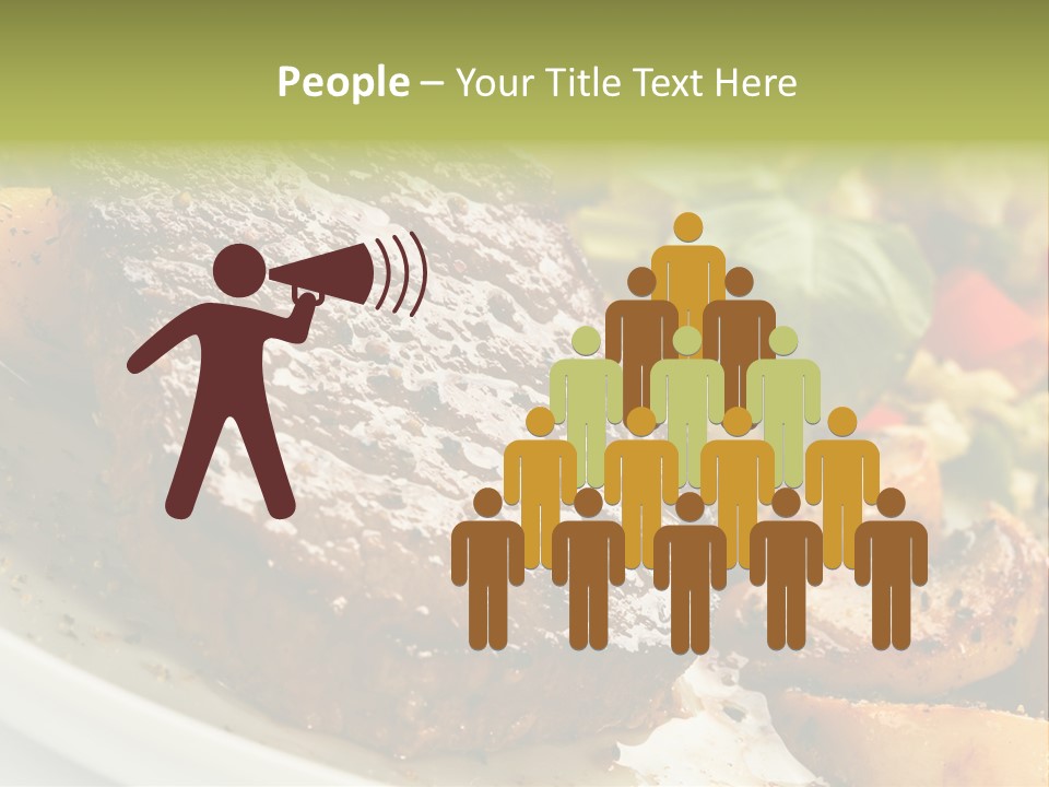 Vegetable Fast Loin PowerPoint Template