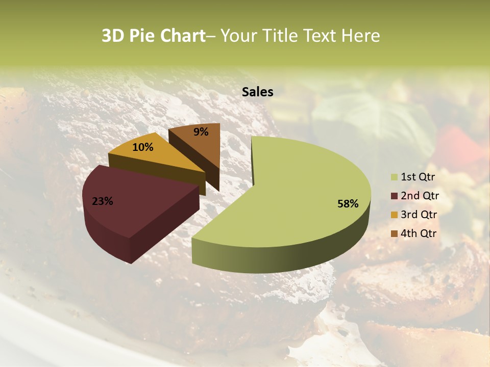 Vegetable Fast Loin PowerPoint Template
