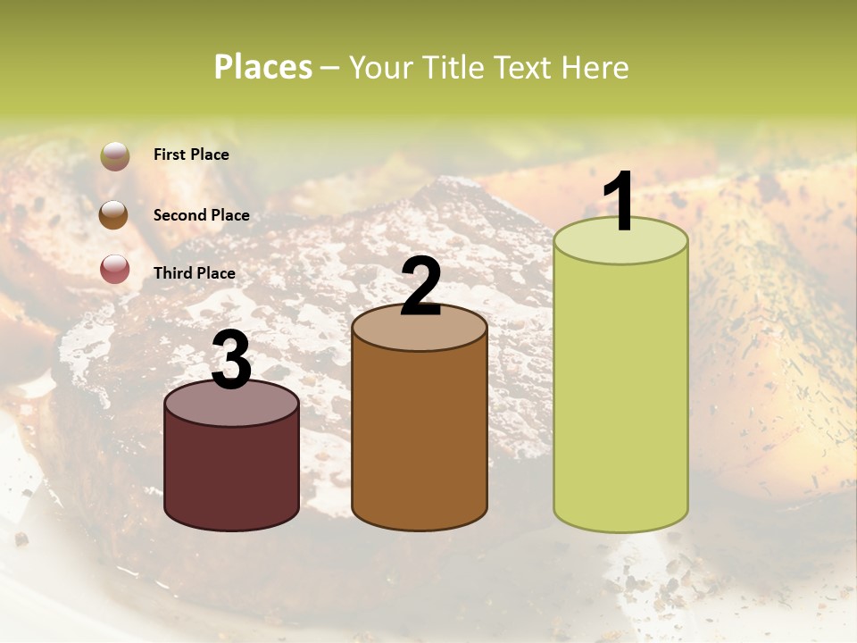 Barbecue Roast Dinner PowerPoint Template