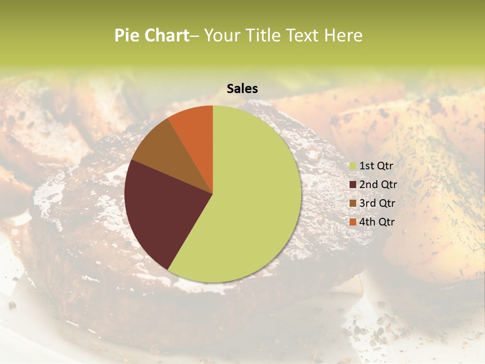 Barbecue Roast Dinner PowerPoint Template