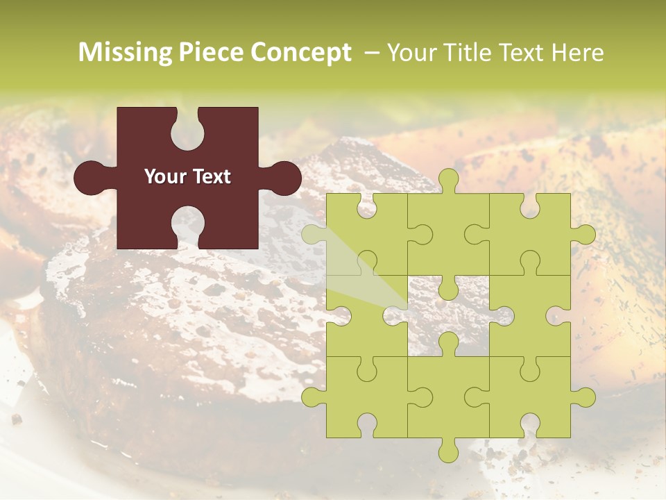 Barbecue Roast Dinner PowerPoint Template