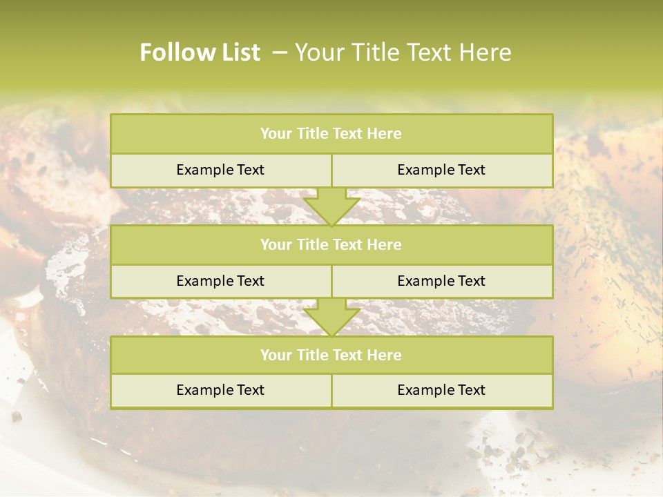 Barbecue Roast Dinner PowerPoint Template