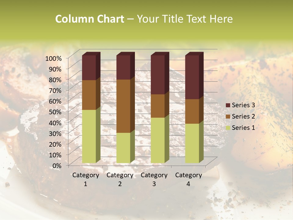 Barbecue Roast Dinner PowerPoint Template