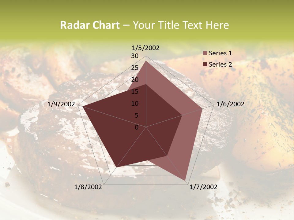 Barbecue Roast Dinner PowerPoint Template