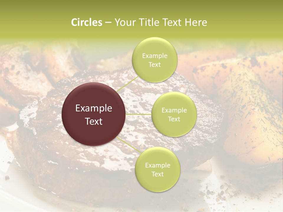 Barbecue Roast Dinner PowerPoint Template