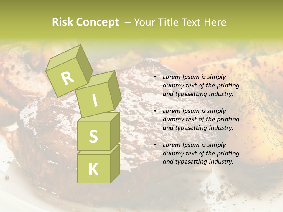 Barbecue Roast Dinner PowerPoint Template