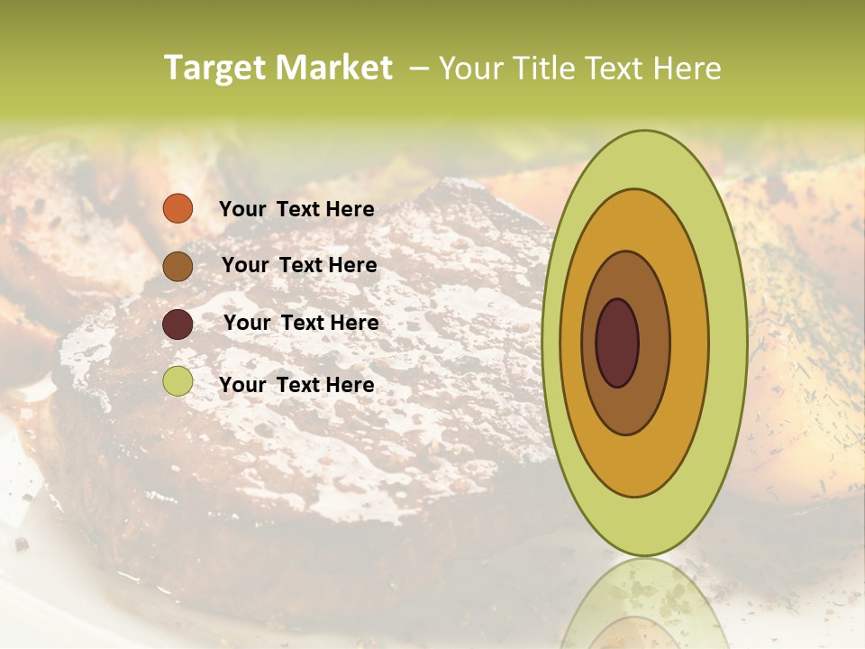 Barbecue Roast Dinner PowerPoint Template