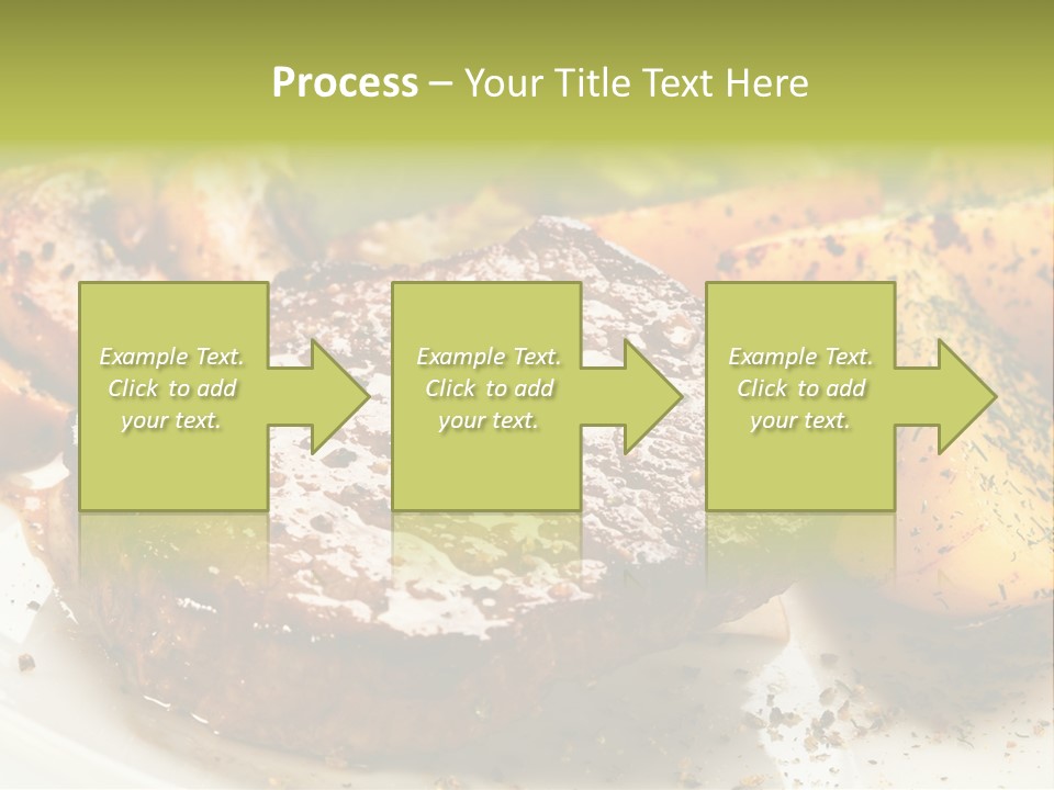 Barbecue Roast Dinner PowerPoint Template