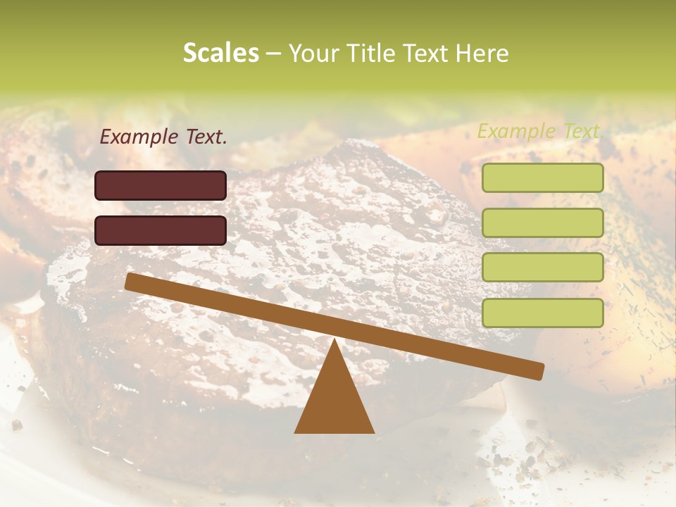 Barbecue Roast Dinner PowerPoint Template