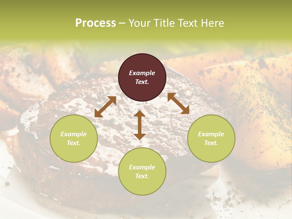 Barbecue Roast Dinner PowerPoint Template